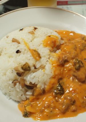 ビーフストロガノフときのこごはん-レシピのメイン写真