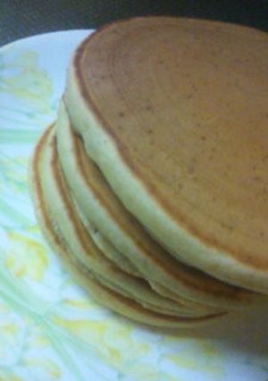 ふかふか*きなこ×ヨーグルト*パンケーキ-レシピのメイン写真
