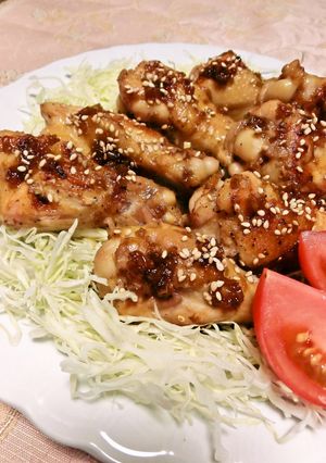 フライパンで☆手羽元の香味照り焼き☆-レシピのメイン写真