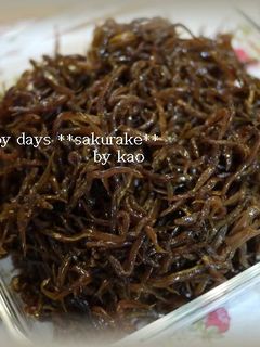 我が家のいかなごのくぎ煮♪-レシピのメイン写真