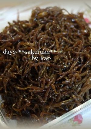 我が家のいかなごのくぎ煮♪-レシピのメイン写真