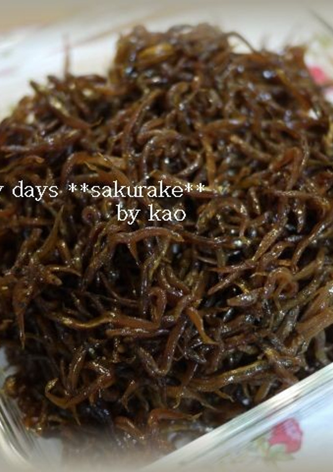 我が家のいかなごのくぎ煮♪-レシピのメイン写真