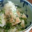 朝の丼。