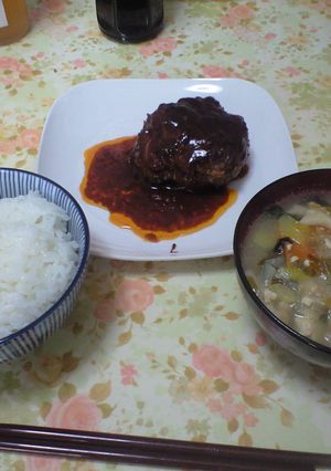 ジューシーとろとろハンバーグ-レシピのメイン写真