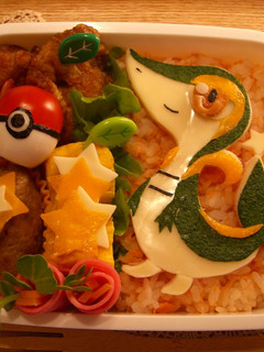 ポケモン 「ツタージャ」 キャラ弁-レシピのメイン写真
