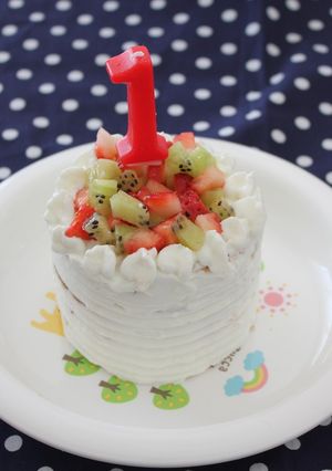１歳誕生日ケーキ（離乳食用）-レシピのメイン写真