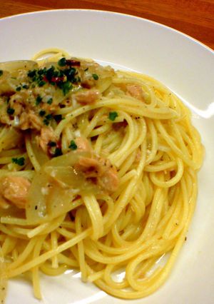 パスタレシピの基本ツナ缶でペペロンチーノ-レシピのメイン写真