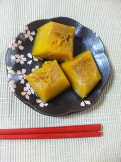 煮崩れしにくい裏ワザ付き☆かぼちゃの煮物-レシピのメイン写真