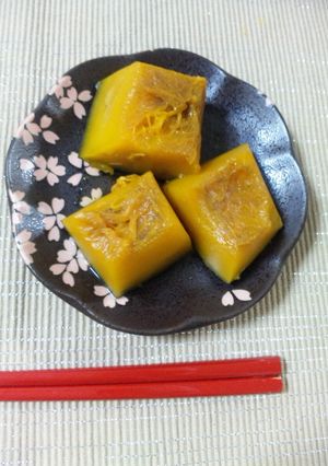 煮崩れしにくい裏ワザ付き☆かぼちゃの煮物-レシピのメイン写真