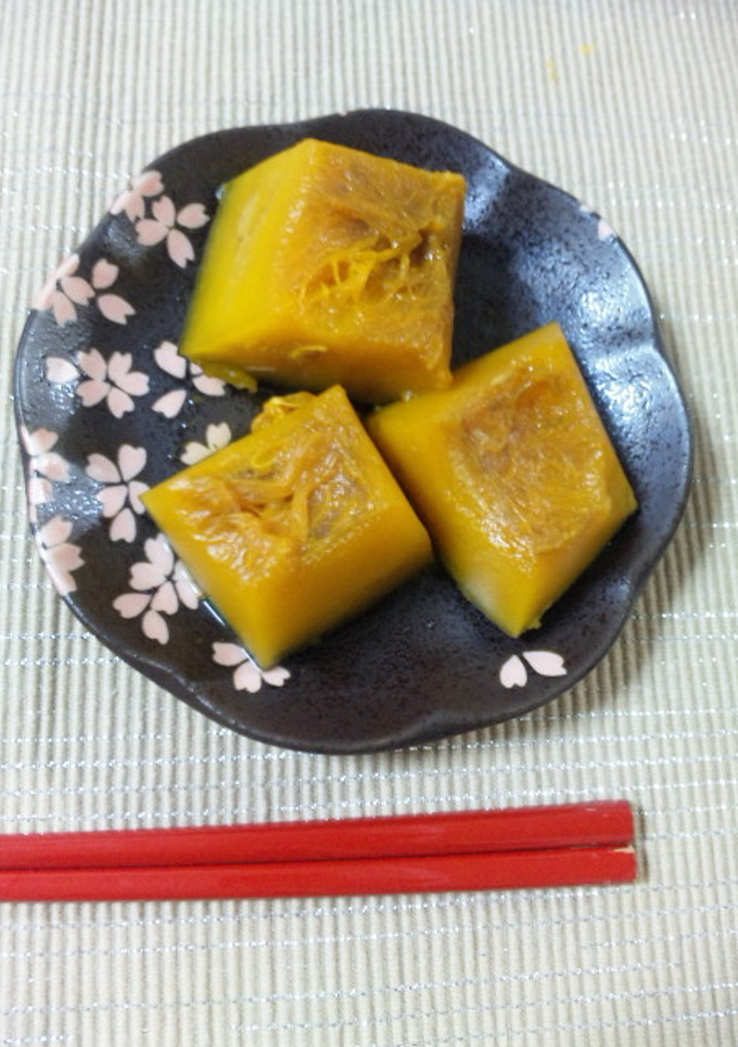 煮崩れしにくい裏ワザ付き☆かぼちゃの煮物-レシピのメイン写真