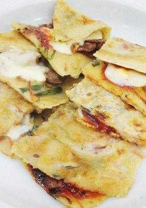 【辛口『とろけるチーズ』チヂミ】の作り方-レシピのメイン写真