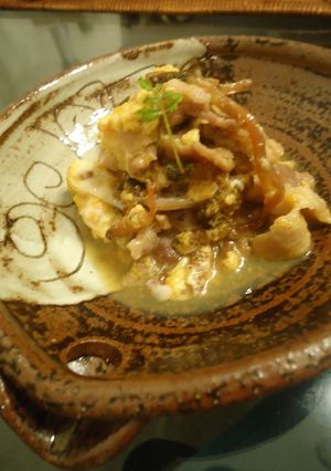 春の恵♫土筆（つくし）と豚バラ肉の卵とじ-レシピのメイン写真
