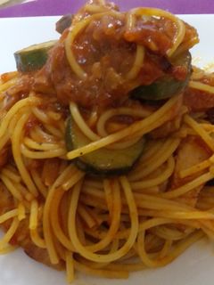 茄子とズッキーニのトマトパスタ☆-レシピのメイン写真