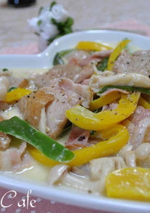 チキンとベーコンのクリーム煮-レシピのメイン写真