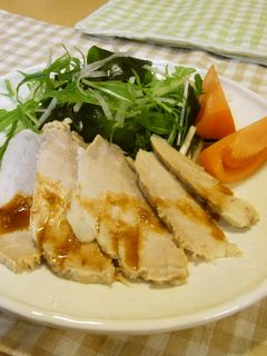 圧力鍋で!ゆで豚サラダ♪-レシピのメイン写真