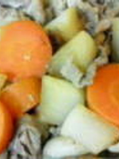 ☆豚肉と根菜の煮物☆-レシピのメイン写真