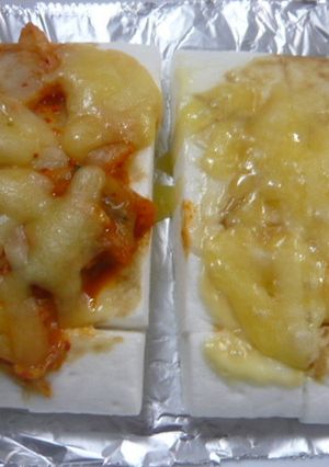子供と半分　キムマヨチーズはんぺん♪-レシピのメイン写真