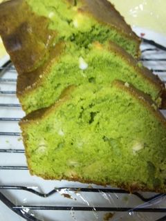 抹茶とホワイトチョコのパウンドケーキ-レシピのメイン写真