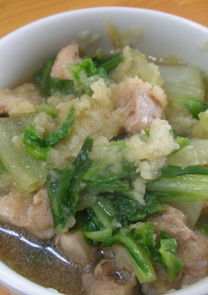 鶏肉と白菜のみぞれ煮-レシピのメイン写真