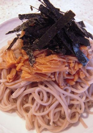 ランチに♫なめたけおろし蕎麦-レシピのメイン写真