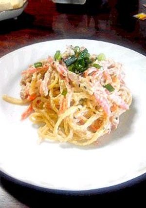 白和えスパゲッティ-レシピのメイン写真