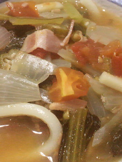 うどんinトマトスープ♪-レシピのメイン写真