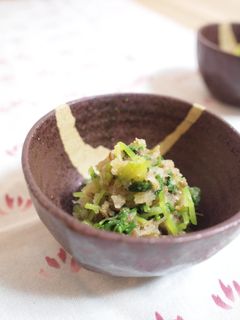 簡単♪三つ葉とチリメン山椒のみぞれ和え-レシピのメイン写真