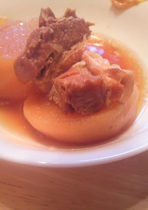 豚ばら肉と大根の煮物!!-レシピのメイン写真