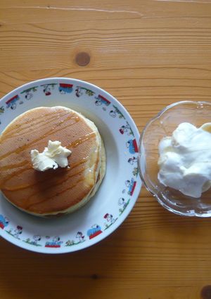 ふわふわホットケーキ-レシピのメイン写真