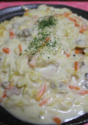 美味☆あさりのクリームスープパスタ♪♪-レシピのメイン写真