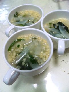大根と揚げ玉の仲良しスープ♪-レシピのメイン写真