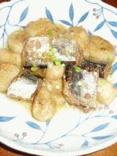 秋刀魚缶とお麩の煮物-レシピのメイン写真
