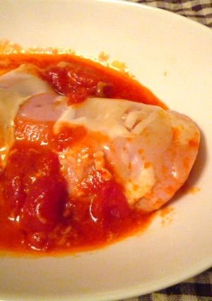 鶏むね肉と塩きのこのトマト煮-レシピのメイン写真