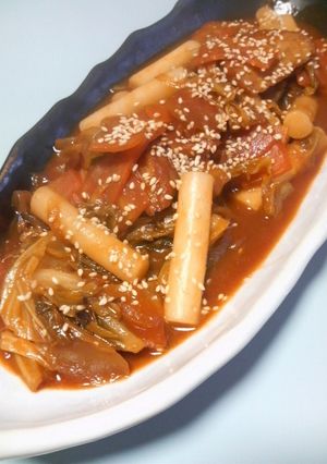 簡単☆野菜たっぷりトッポギ-レシピのメイン写真
