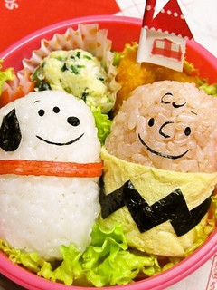 キャラ弁★俵deスヌーピー-レシピのメイン写真