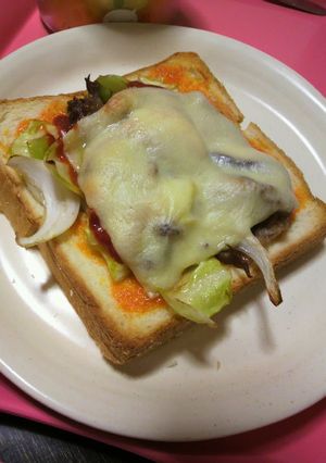 ピザトースト-レシピのメイン写真