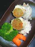 サザエのエスカルゴ風オリーブオイル焼き