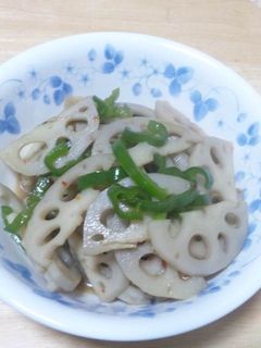 我が家のきんぴらレンコン-レシピのメイン写真