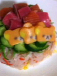 おひなまつりご飯ケーキ♪-レシピのメイン写真