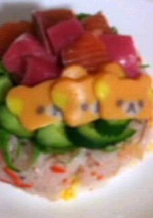 おひなまつりご飯ケーキ♪-レシピのメイン写真