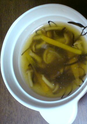 塩こんぶとナメコのスープ-レシピのメイン写真