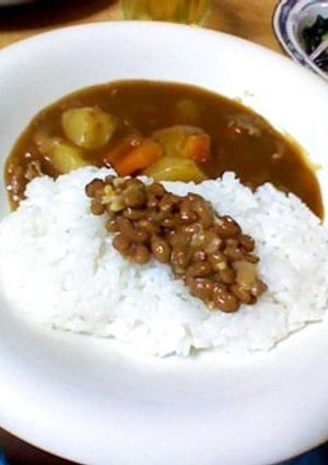ばかごはん☆納豆カレー-レシピのメイン写真