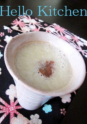 梅甘酒-レシピのメイン写真