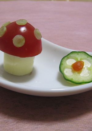 ミニとまと＆チーズのきのこ-レシピのメイン写真
