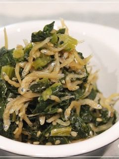 *大根葉のおじゃこ炒め*-レシピのメイン写真