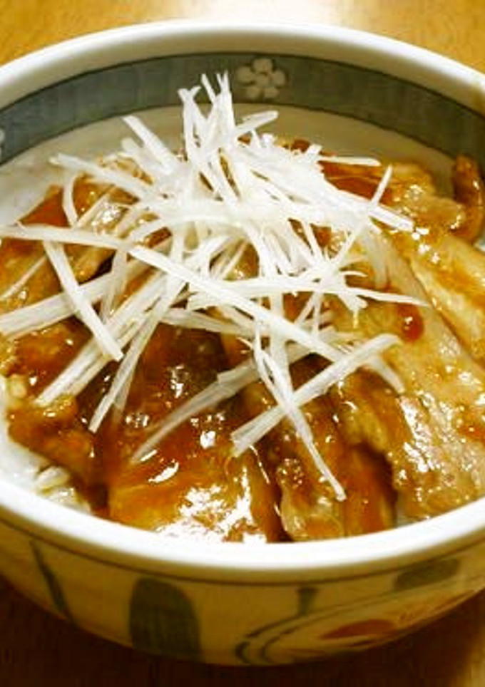 下宿生応援レシピ！豚ばら肉の角煮丼風-レシピのメイン写真