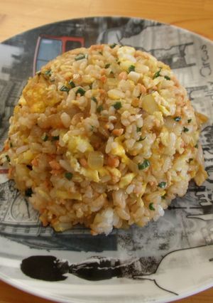パラパラ♪鮭チャーハン-レシピのメイン写真