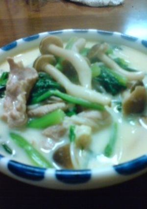 ほうれん草としめじのクリーム煮-レシピのメイン写真