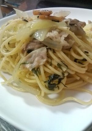 お茶漬けの素で簡単パスタ-レシピのメイン写真