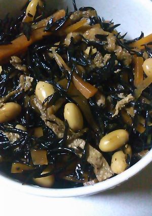 節約！大豆が主役のひじき煮-レシピのメイン写真